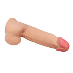 Dildo realist Baile cu ventuză, flexibil, culoarea pielii, 22 cm TPR