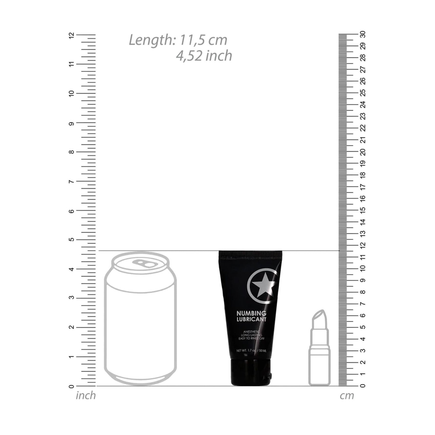 Lubrifiant anestezic pe bază de apă Ouch 50 ml