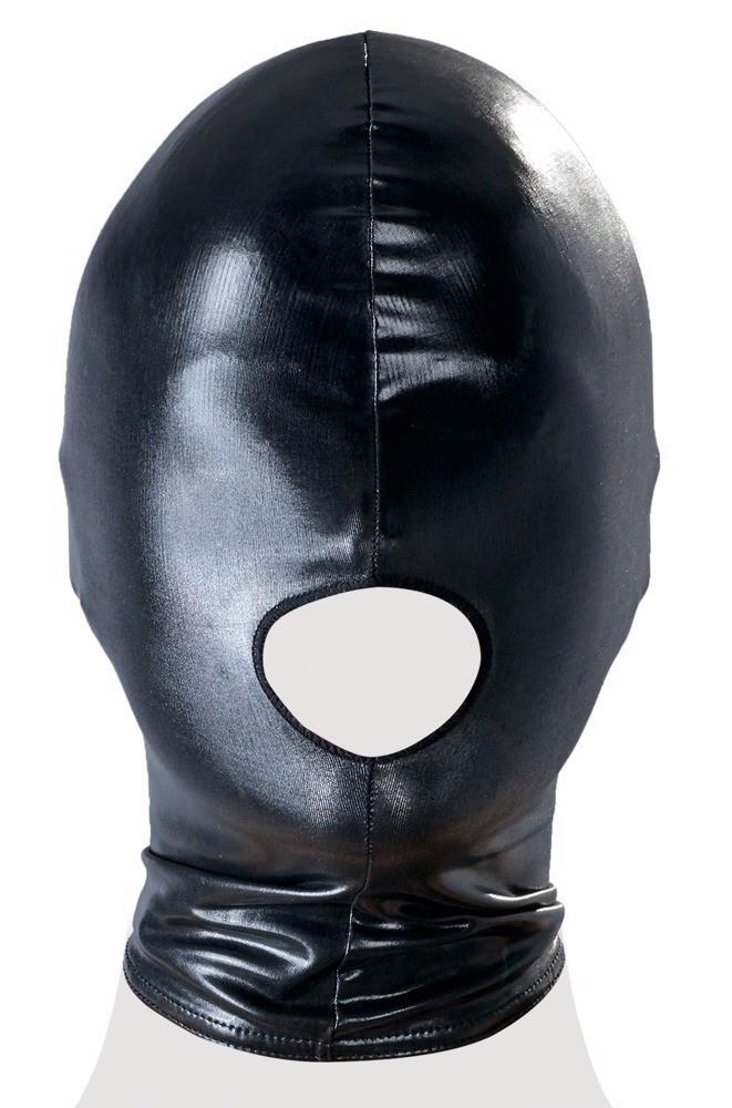 Mască BDSM Bad Kitty neagră din poliester