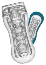 Masturbator cu vid ToyJoy Hero Transparent 18 cm