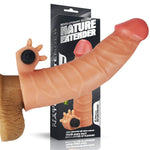 Extensie vibratoare din silicon Lovetoy 18 cm