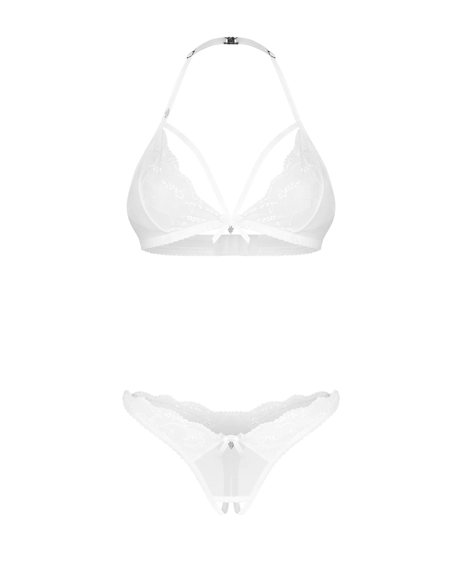 Set de lenjerie erotică Weddya Obsessive din 3 piese 2XL/3XL