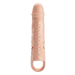 Pretty Love - Manșon pentru penis TPE cu 3 extensii detașabile 2,5 cm