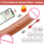 Vibrator realist premium Lovesecret cu aplicație 21,5 cm