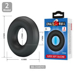 Set de 56 de inele pentru penis Crazy Bull din silicon