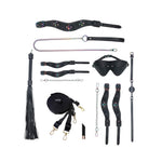 Set BDSM Venice Collection cu geantă Ouch!, Negru