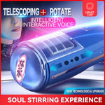 Masturbator masculin Lovesecret Premium Pro 2, 33 cm, rotativ, USB, impermeabil