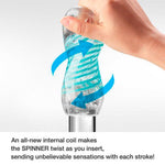 Masturbator Tenga Spinner Tetra Transparent 13 cm