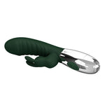 Vibrator Pretty Love Bunny cu motor dublu, silicon, USB