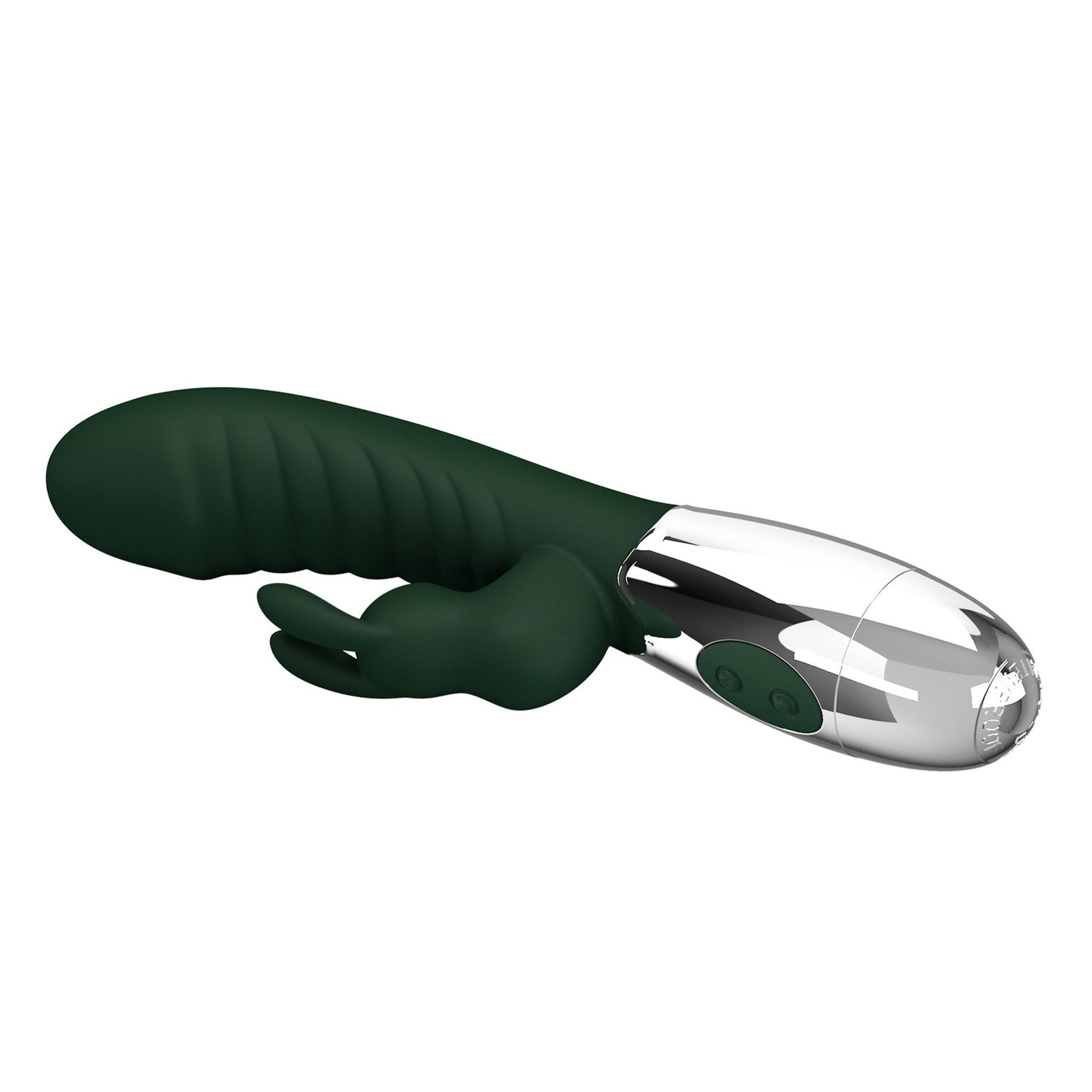 Vibrator Pretty Love Bunny cu motor dublu, silicon, USB