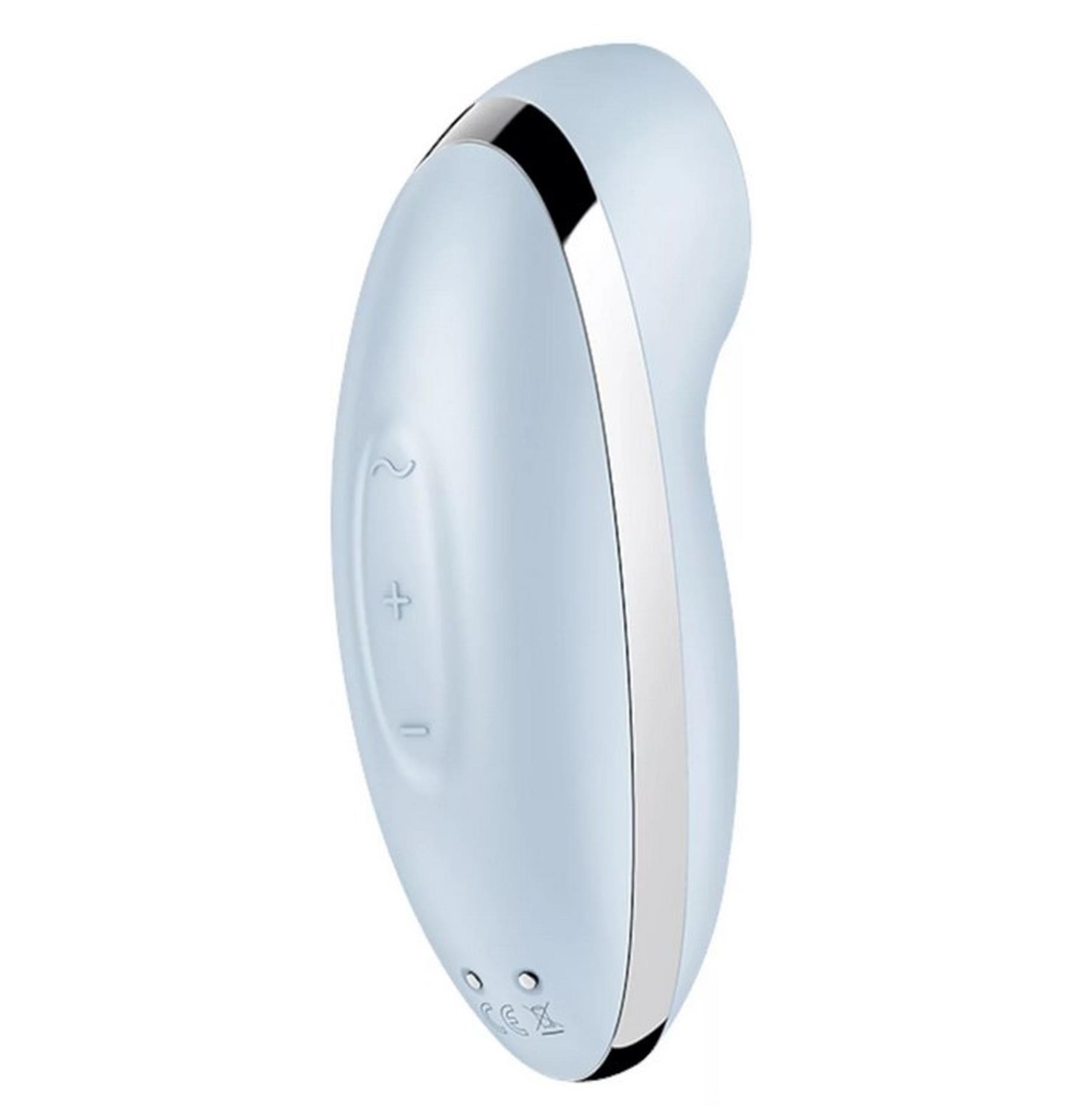 Stimulator clitoridian Satisfyer Tap Climax 2 Blue USB cu atingere rapidă