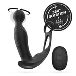 Aparat de masaj pentru prostată Crushious Flamma cu telecomandă 16 cm