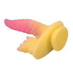 Dildo din silicon cu caneluri Power Monsters Flamebeast 22,5 cm