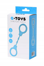 Cătușe flexibile din silicon A Toys albastre 33 cm