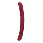 Vibrator Loveline cu 10 funcții, cu două fețe, tip Thrust