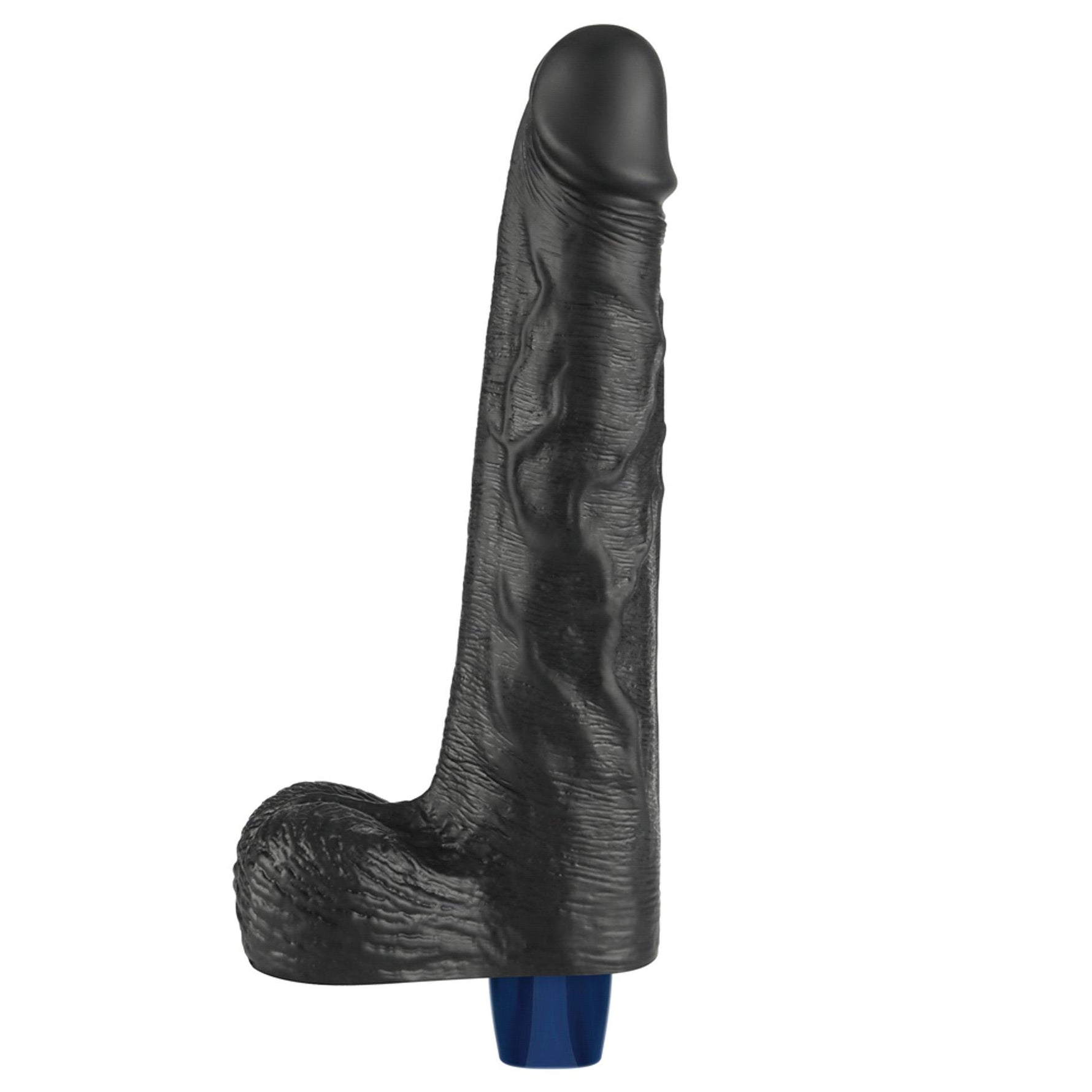 Dildo vibrant realist Lovetoy Real Softee negru USB 25cm