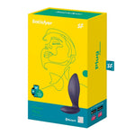 Dop anal vibrant Satisfyer Power Plug USB Bluetooth din silicon