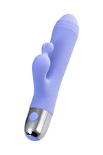 Vibrator Flovetta Crocus iepure din silicon violet 17,5 cm USB