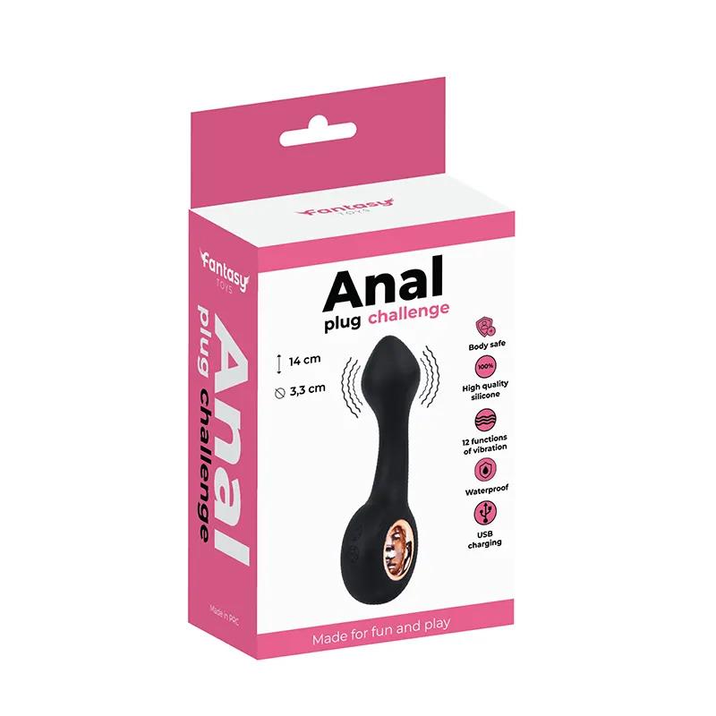 Dop anal vibrant Fantasy 14 cm USB