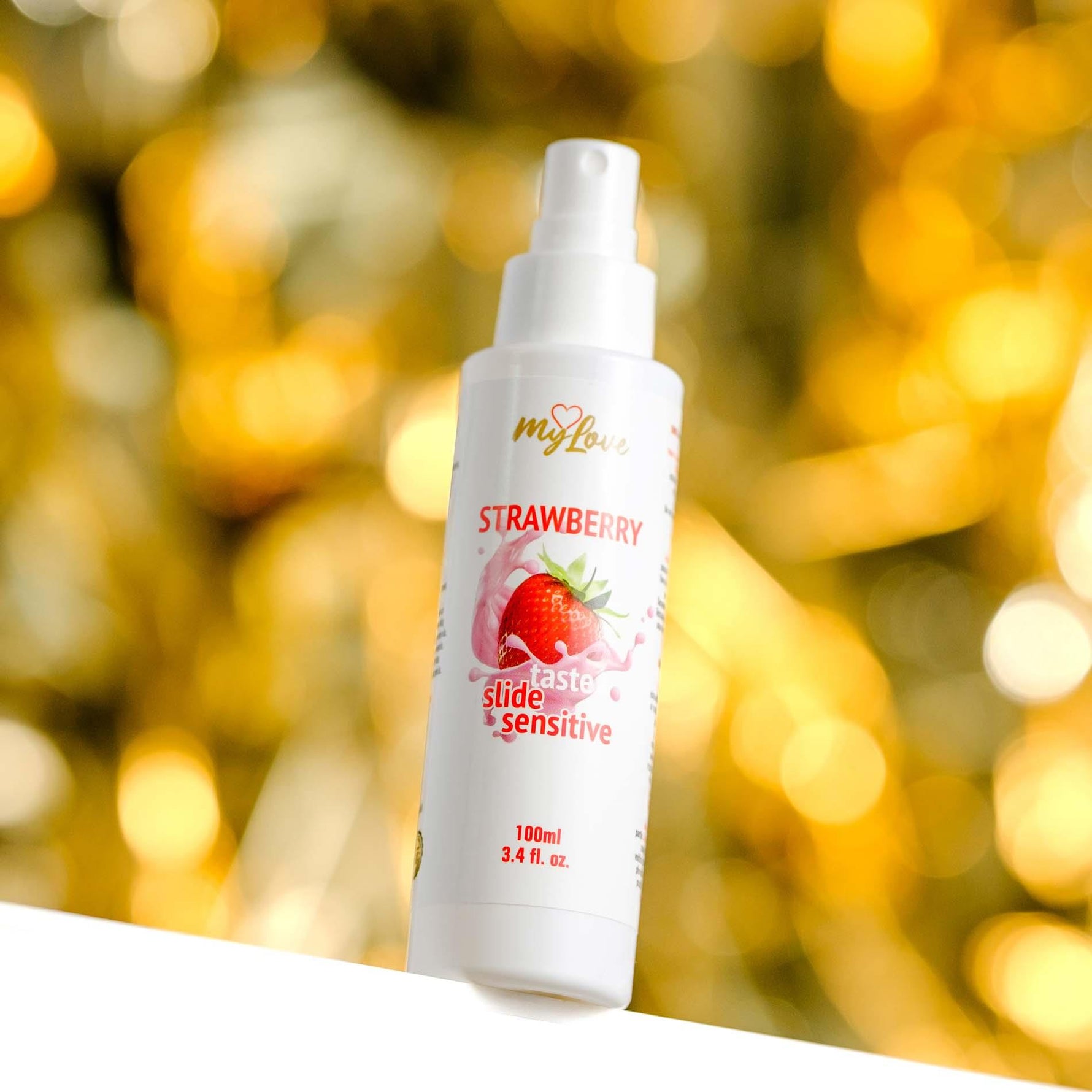Gel intim MyLove Taste Slide Sensitive cu căpșuni 100 ml