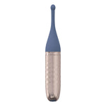 Vibrator Loveline The Thrill din silicon, albastru, 10 moduri