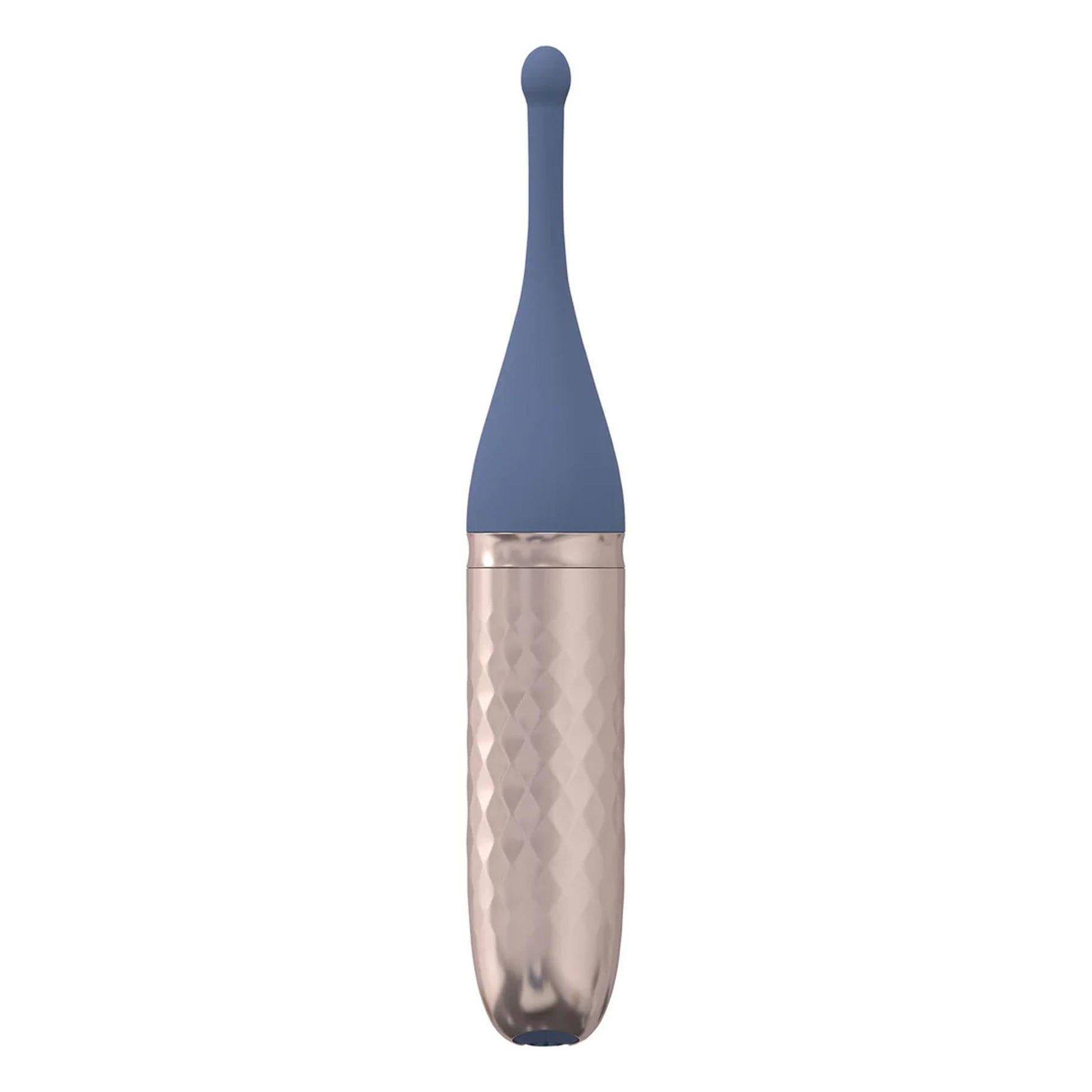 Vibrator Loveline The Thrill din silicon, albastru, 10 moduri
