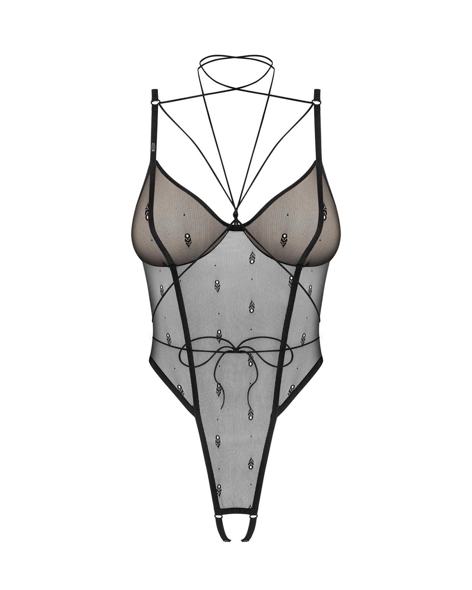 Body Obsessive Anniverse Special Open, negru, S/M