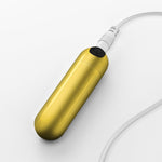 Mini vibrator Crushious iMoan Gold cu 10 moduri