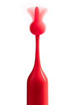 Vibrator ROMP Pop Roșu cu Capete USB Interschimbabile
