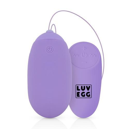 Ou vibrant Luv Egg XL, silicon violet, USB, 16 cm