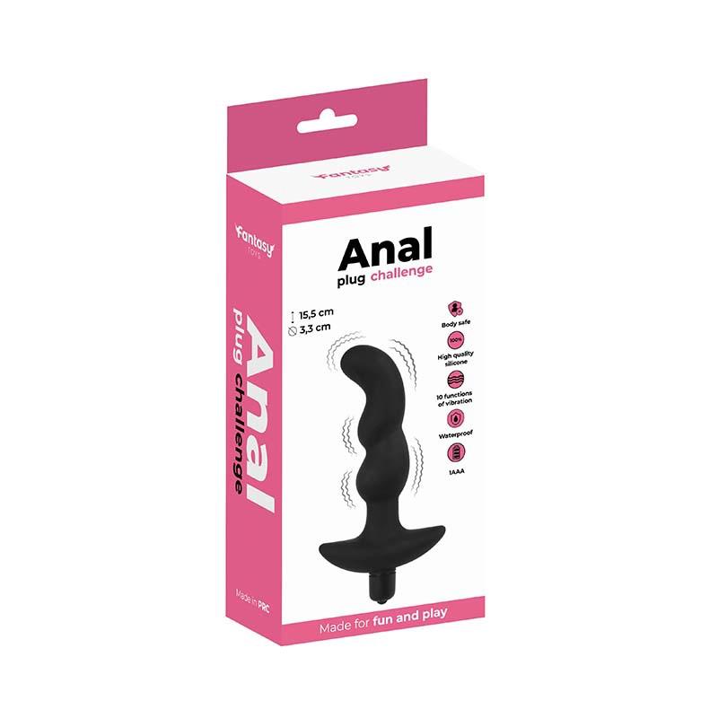 Masaj vibrant pentru prostată Fantasy cu baterii AAA, 15 cm