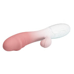Vibrator Pretty Love Snappy Bunny roz deschis 19 cm 30 funcții