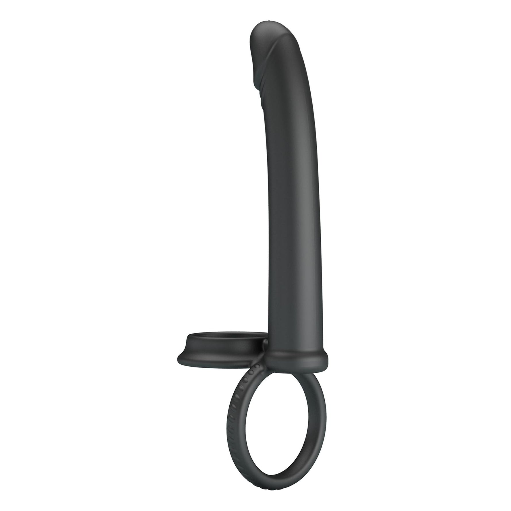 Dildo cu strap-on din silicon Pretty Love Moses 19 cm impermeabil