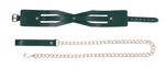 Zgarda Indica Emerald Cutout cu lesă Sportsheets