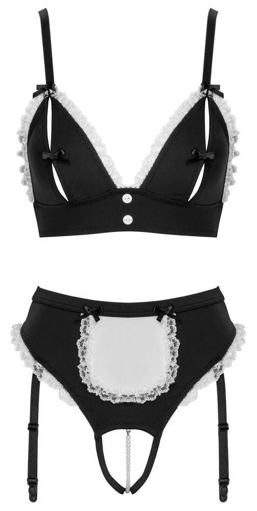 Costum de servitoare Cottelli negru L