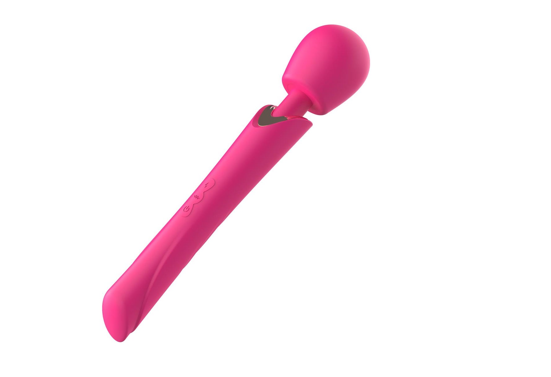 Aparat de masaj vibrant Perfect Wand, silicon roz, USB