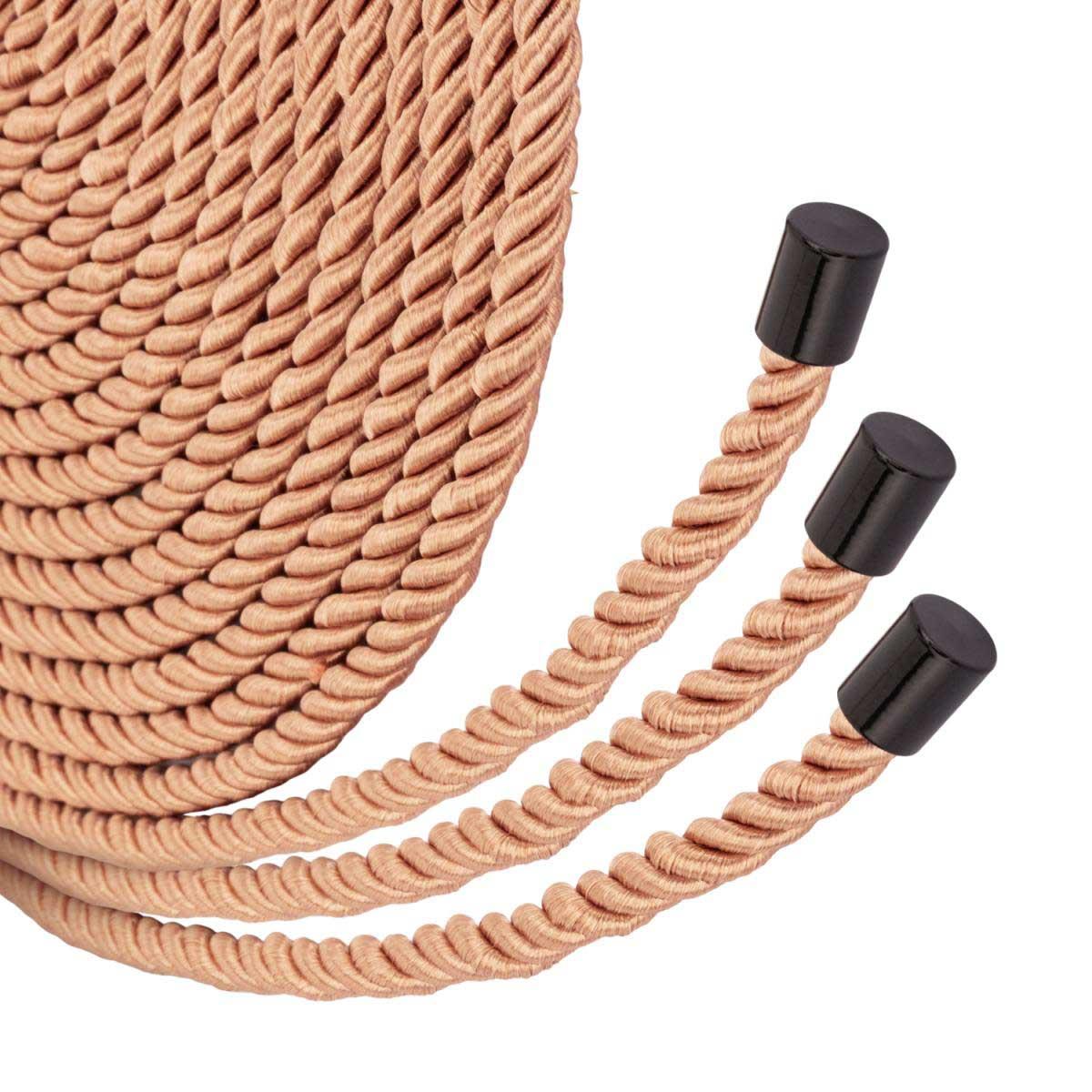 Set de frânghii de lux Rosy Gold pentru bondage