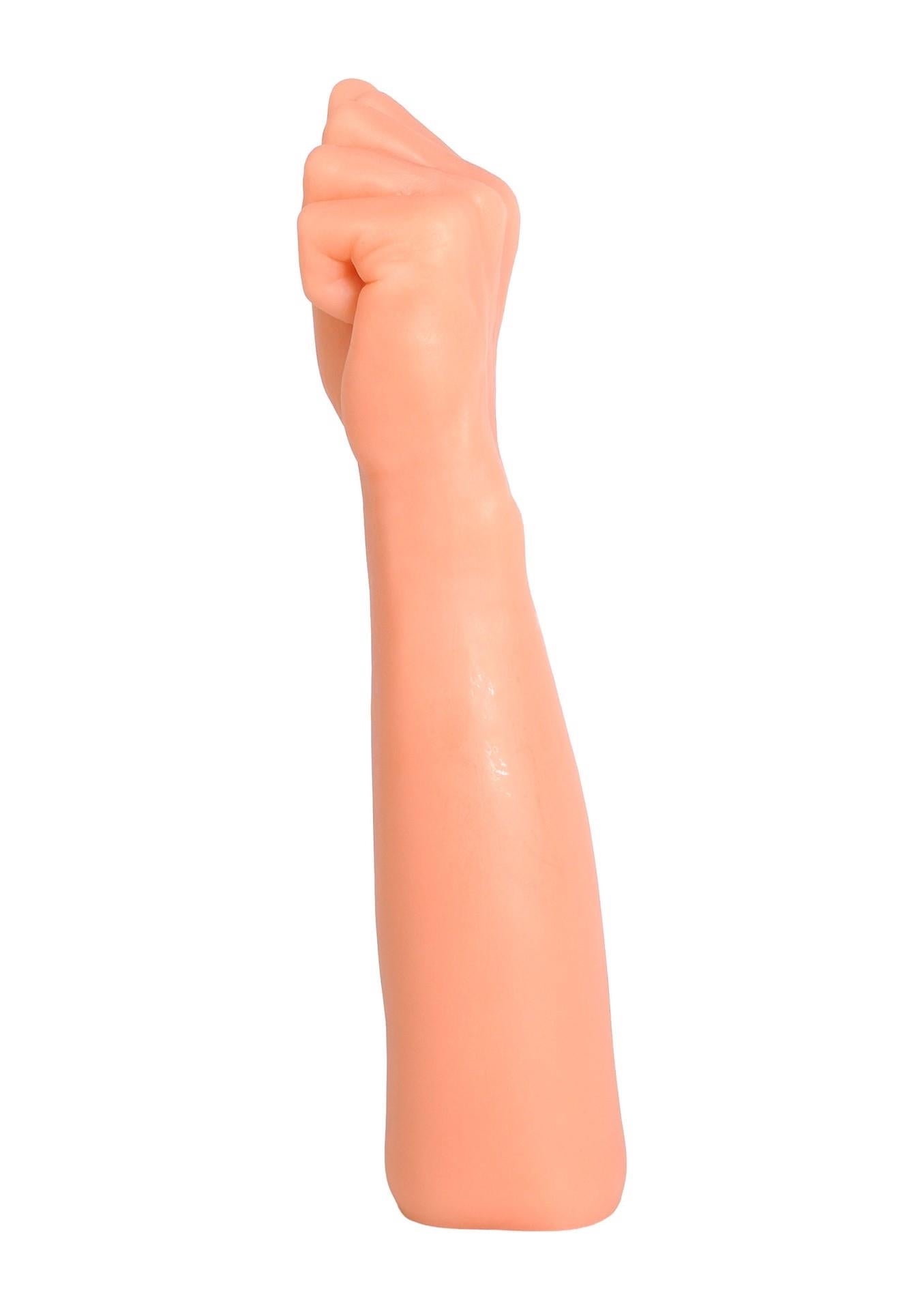 Pumn anal extrem ToyJoy Get Real, culoare deschisă a pielii, 30 cm