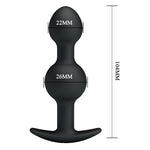 Dop anal din silicon Pretty Love Heavy Balls 10,4 cm