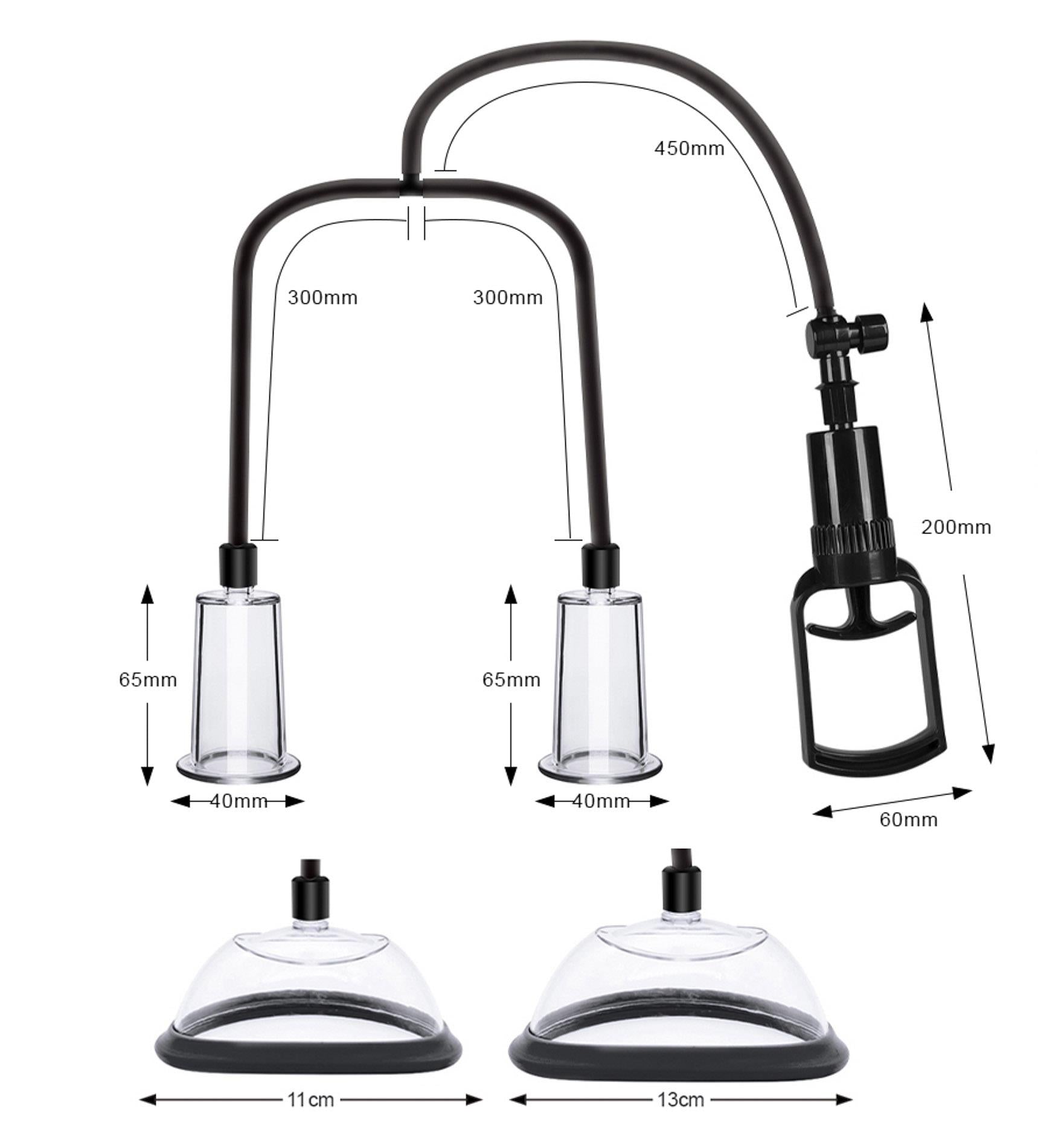 Set pompe Passion pentru femei Set pompe din silicon seria B Power