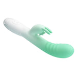 Vibrator USB Pretty Love Cerberus din silicon, cu formă de iepuraș, 30 de funcții