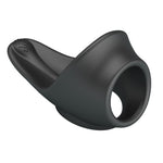 Inel de penis Crazy Bull Zadok din silicon cu întindere pentru testicule