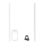 Inel pentru penis Tri-O Ergo din silicon Levelz, negru