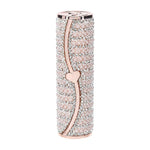Vibrator mini ruj USB Loveline roz bombon