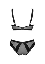 Set lenjerie intimă Chic Amoria Obsessive negru M/L