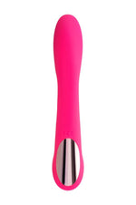 Vibrator JOS Twig pentru punctul G, silicon, roz, USB, 20,5 cm