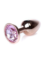 Bijuterii anale cu trandafir roșu și auriu MyLove Toys 7 cm