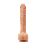 Dildo realist cu vibrații Fantasy Zeus, 21 cm, cu telecomandă