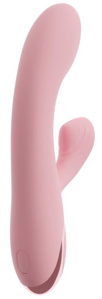 Vibrator USB Beau Coeur Avenor G Spot din silicon, cu formă de iepuraș, 23 cm