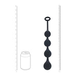 Perle Anale Levelz Picături din Silicon Negre 30mm